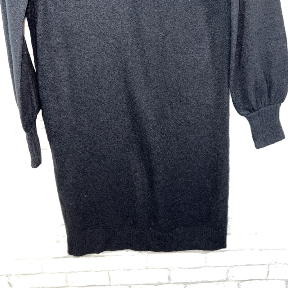 J.crew Black turtleneck sweater dress size Small - Picture 4 of 13